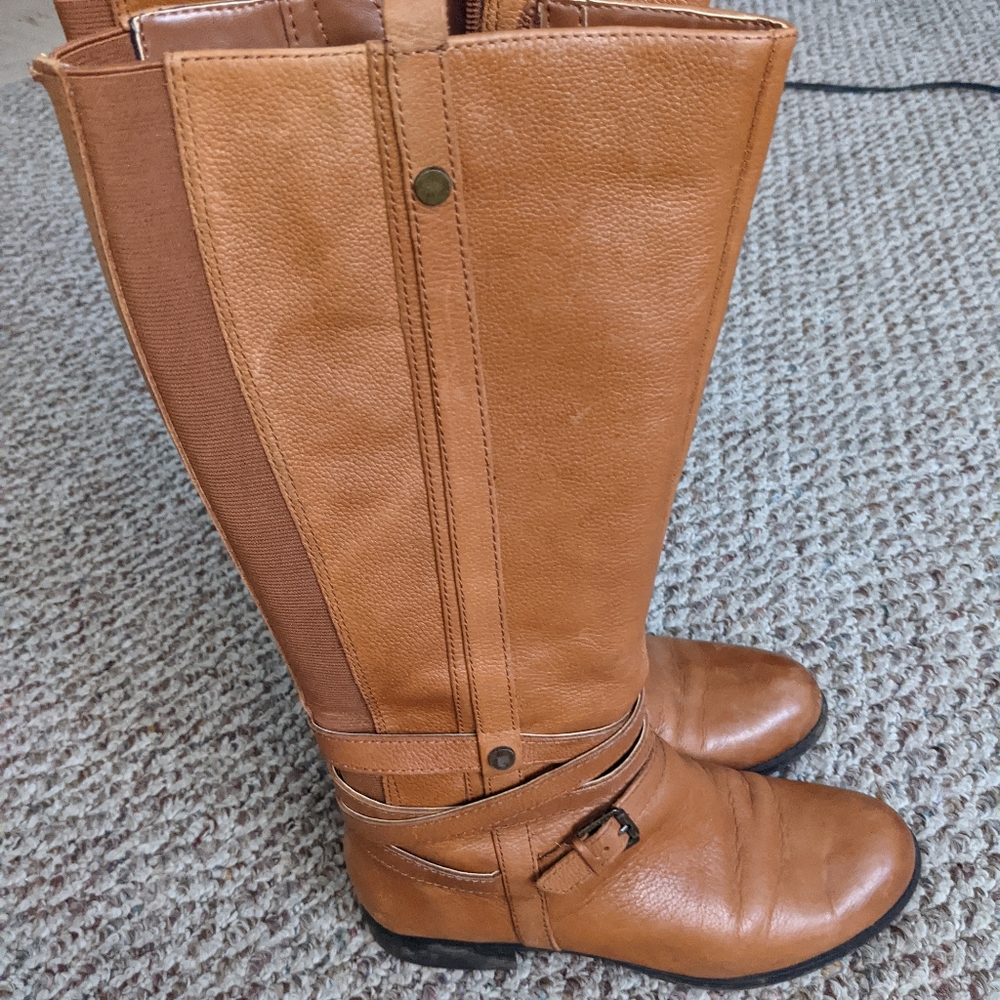 Naturalizer brown ride boots